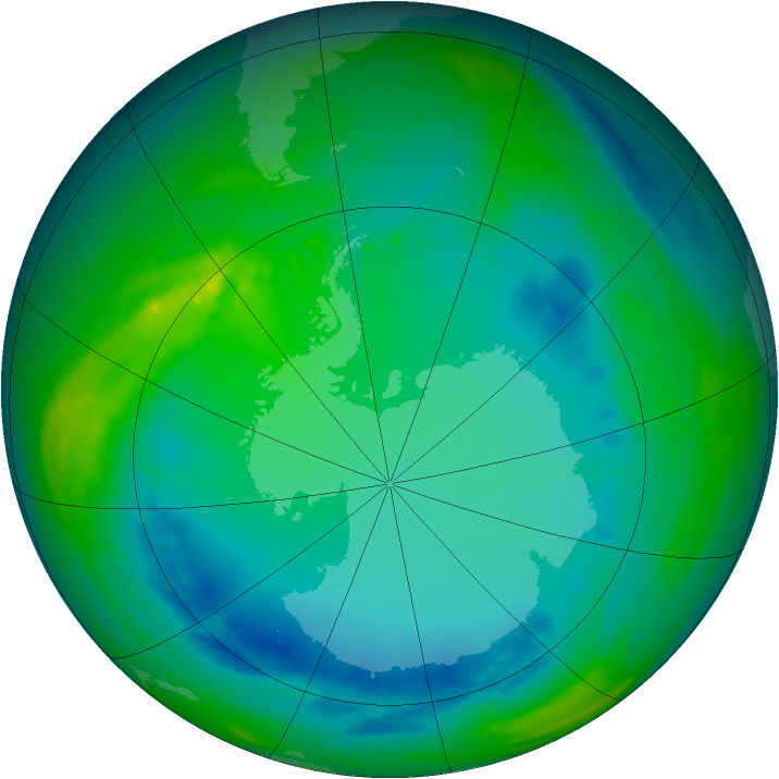 Ozone Map 2007-07-29